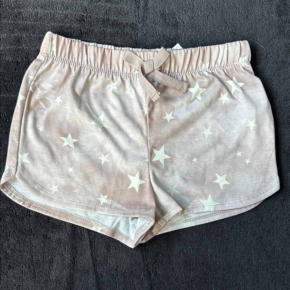 NWT Old Navy Kids Starry Shorts - Tan and White